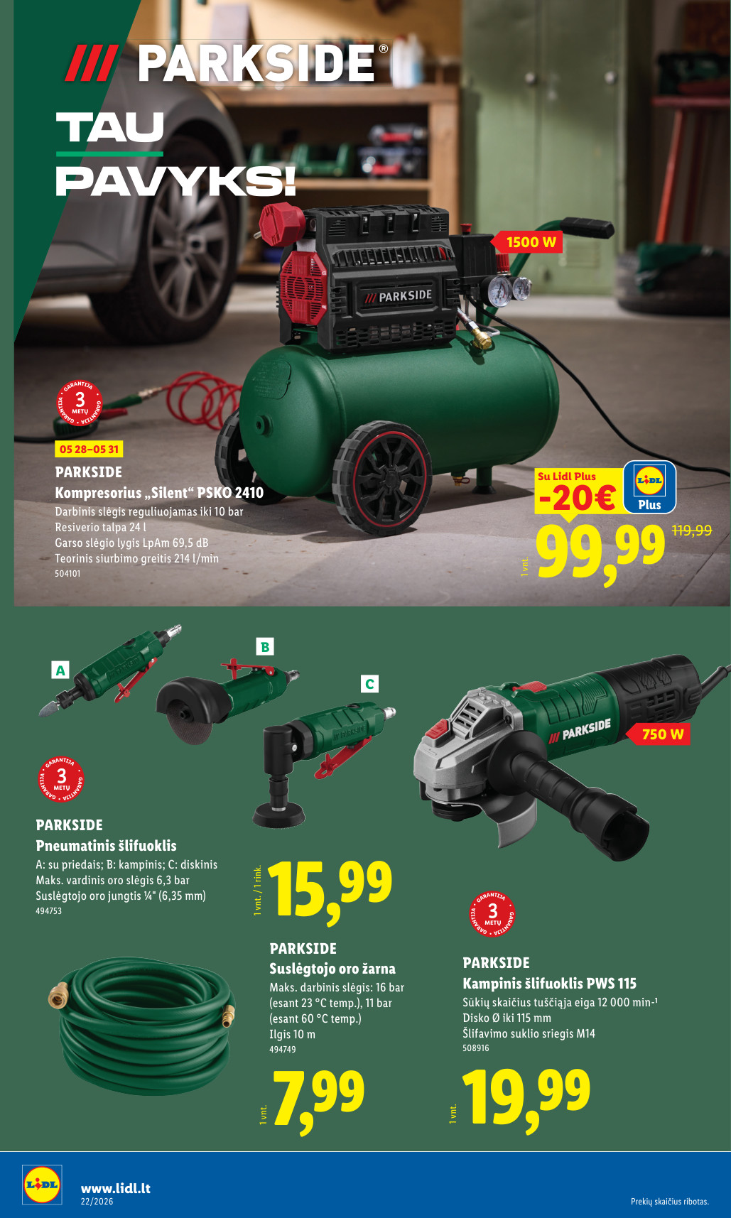 Lidl akcijų leidinys ne maisto - gegužės 25 – page 20