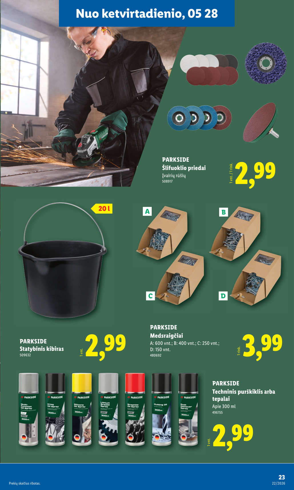 Lidl akcijų leidinys ne maisto - gegužės 25 – page 23