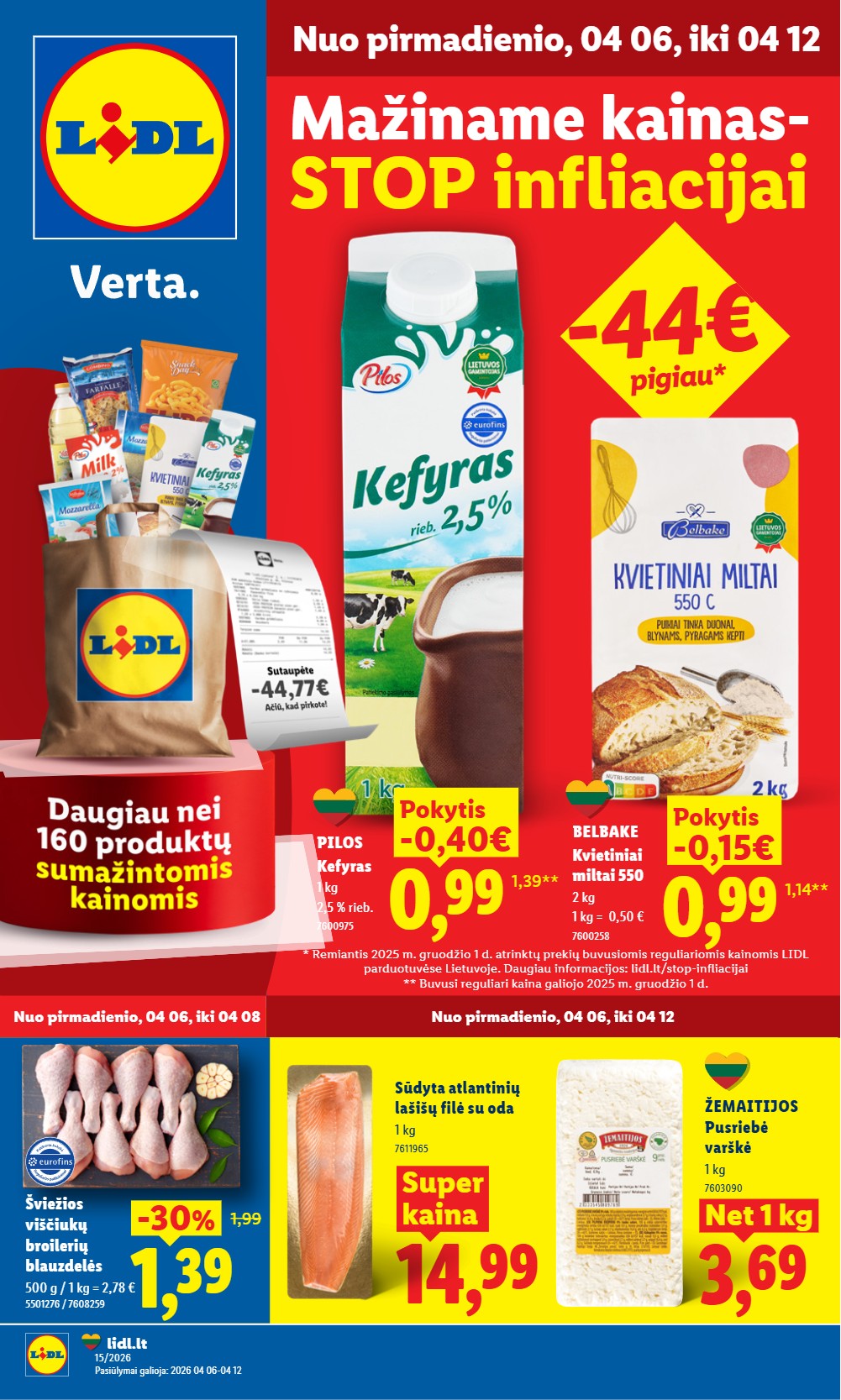 Lidl akcijų leidinys nuo pirmadienio - balandžio 6 – page 1