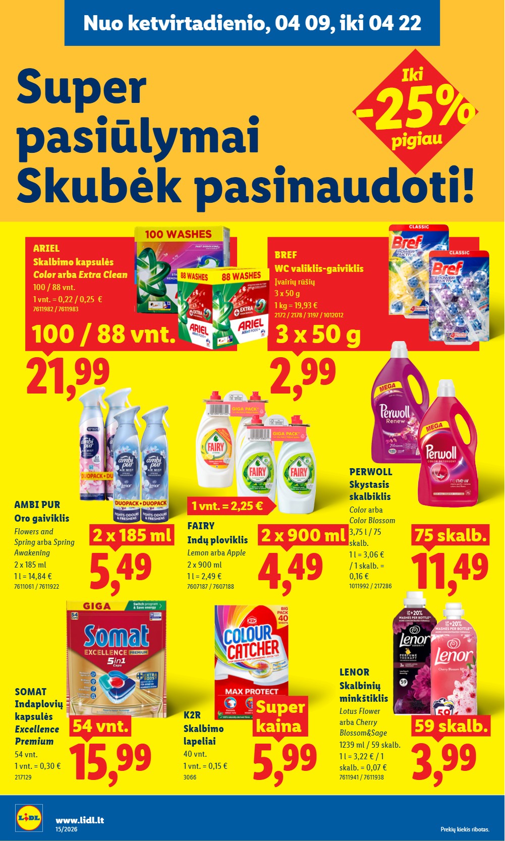 Lidl akcijų leidinys nuo pirmadienio - balandžio 6 – page 28
