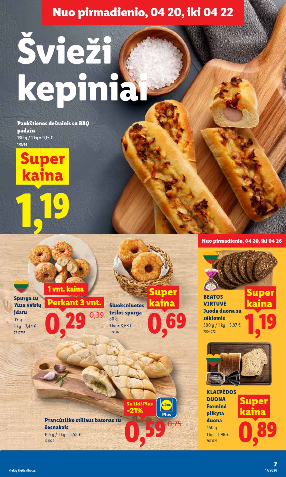 Lidl akcijų leidinys nuo pirmadienio - balandžio 20 – page 7