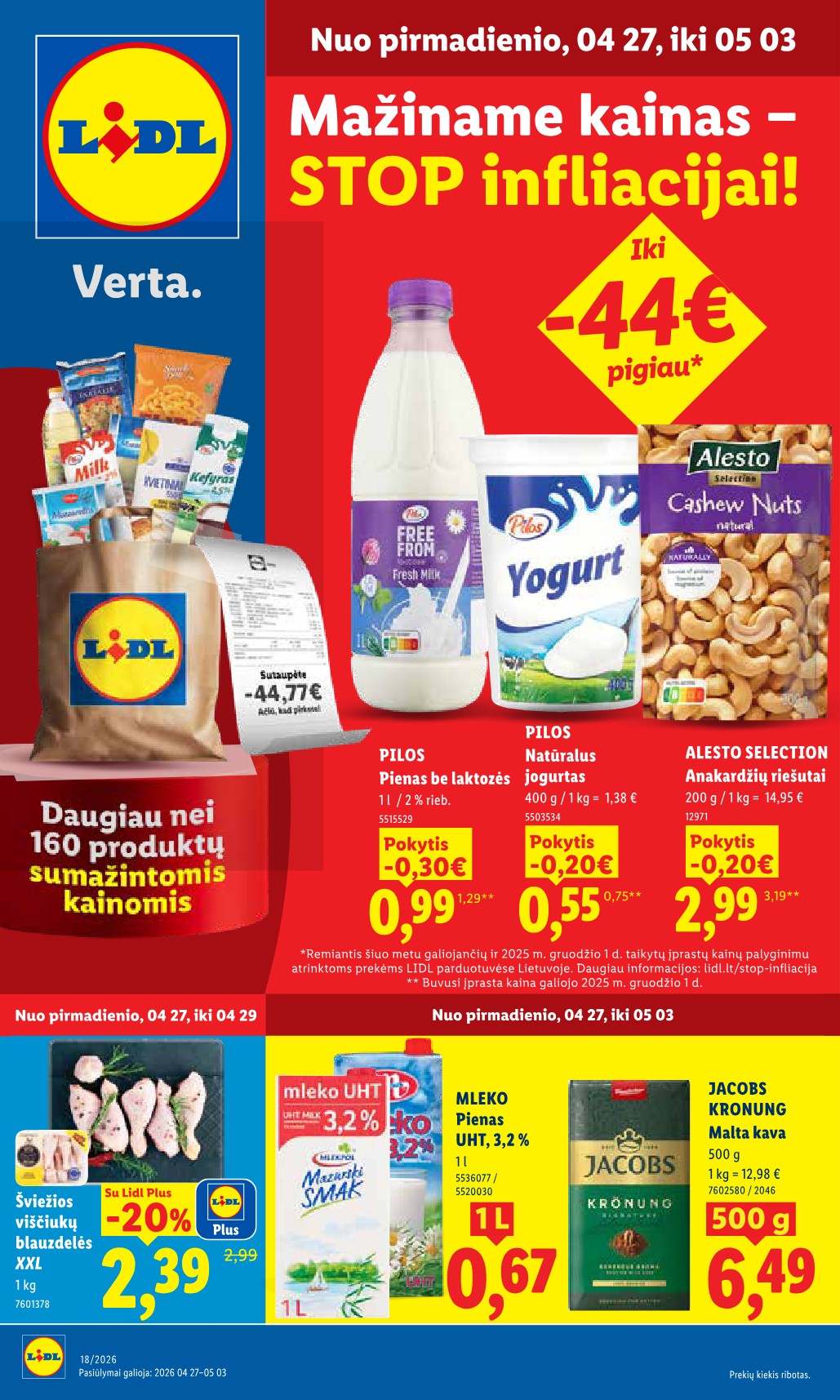 Lidl akcijų leidinys - balandžio 27 – page 1