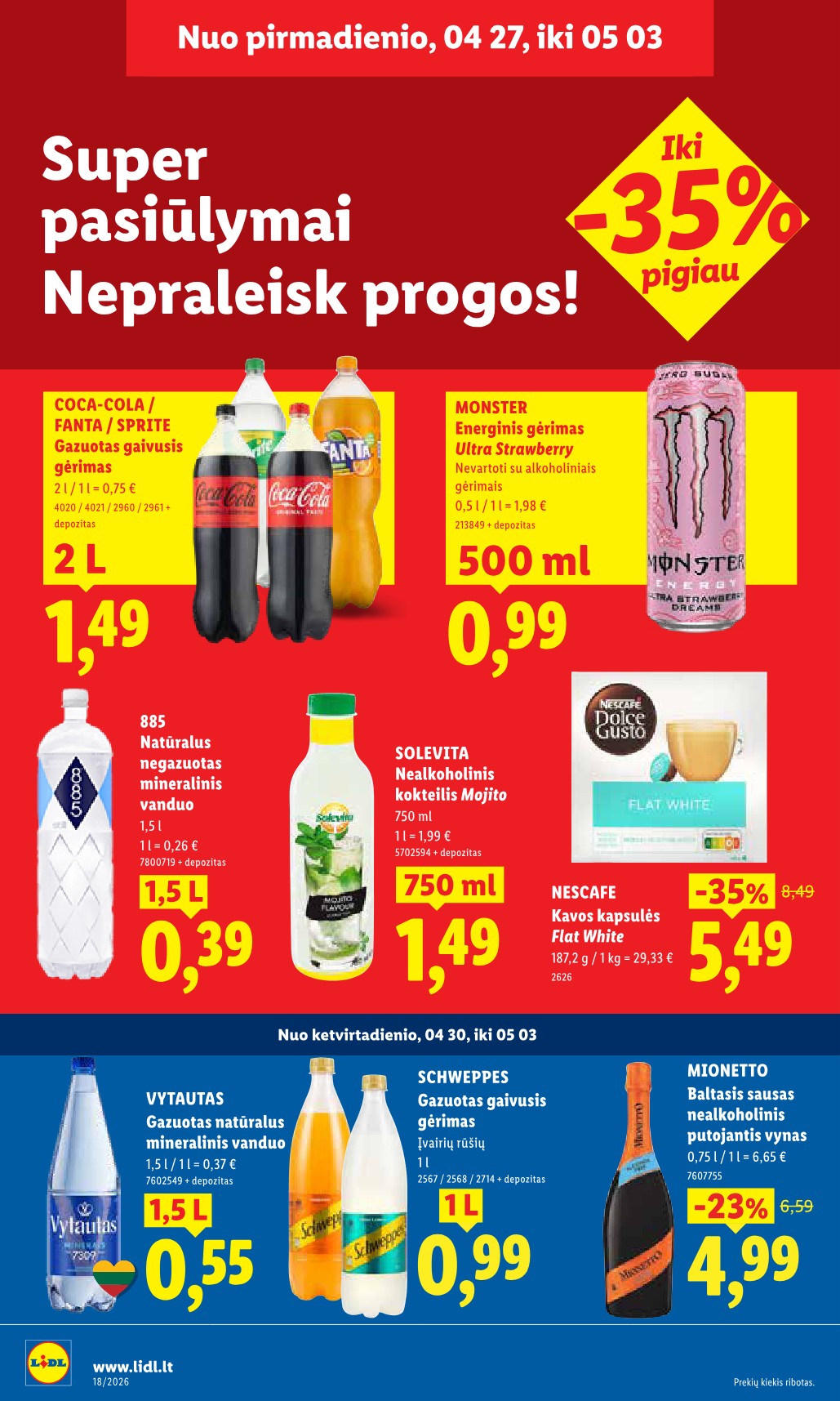 Lidl akcijų leidinys - balandžio 27 – page 18