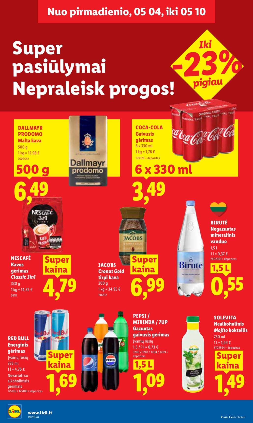 Lidl akcijų leidinys - gegužės 4 – page 22
