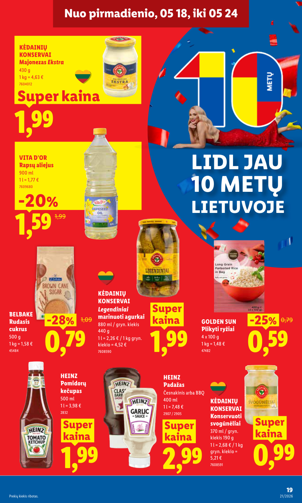 Lidl akcijų leidinys - gegužės 18 – page 19