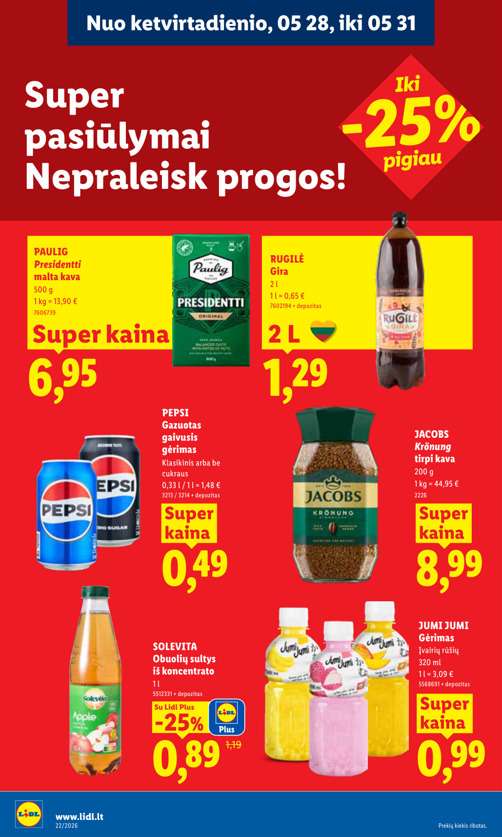 Lidl akcijų leidinys - gegužės 25 – page 22