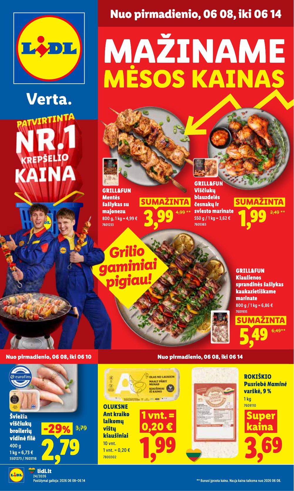 Lidl akcijų leidinys - Birželio 8 – page 1