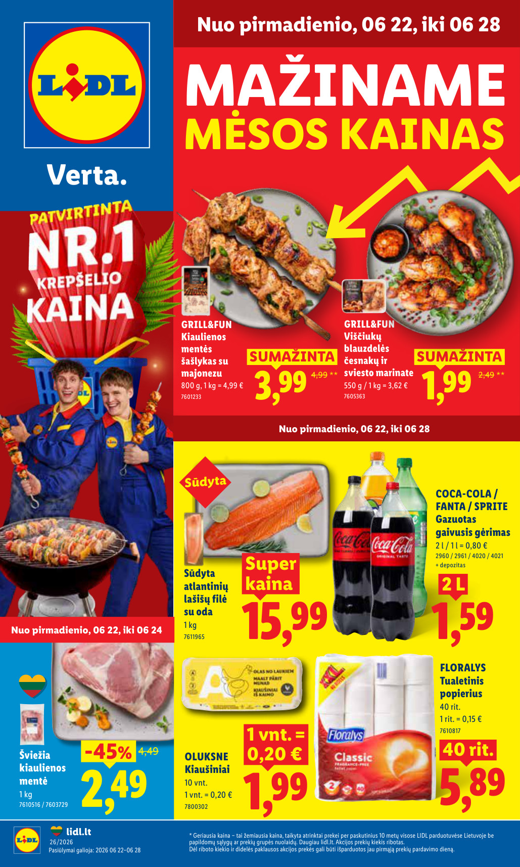 Lidl akcijų leidinys - Birželio 22 – page 1
