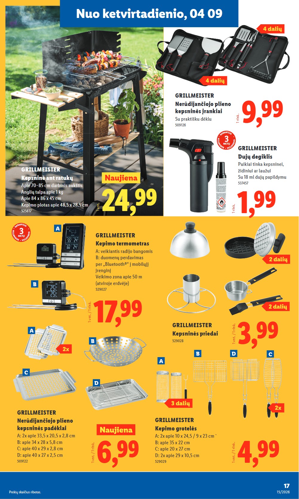 Lidl akcijų leidinys ne maisto nuo pirmadienio - balandžio 6 – page 17