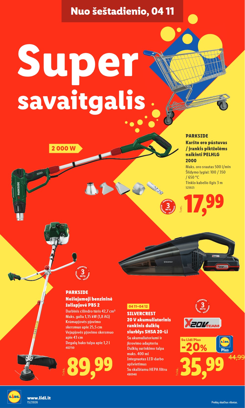 Lidl akcijų leidinys ne maisto nuo pirmadienio - balandžio 6 – page 22