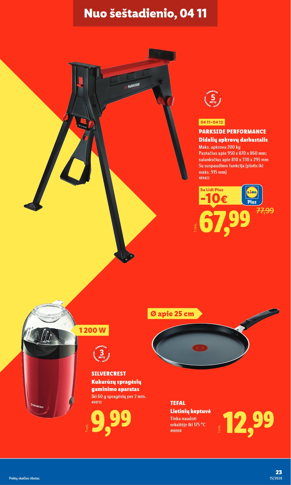 Lidl akcijų leidinys ne maisto nuo pirmadienio - balandžio 6 – page 23