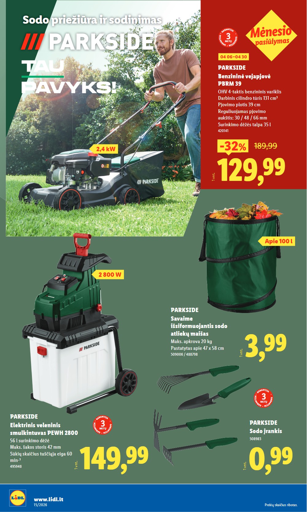 Lidl akcijų leidinys ne maisto nuo pirmadienio - balandžio 6 – page 6