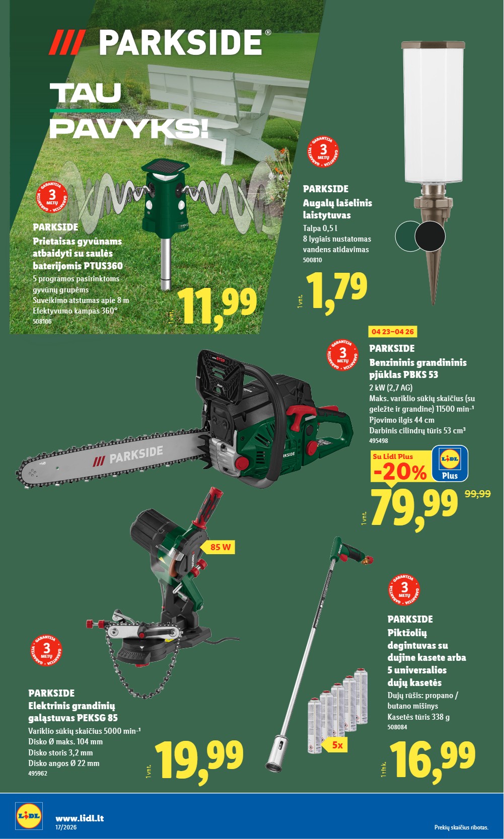 Lidl akcijų leidinys ne maisto nuo pirmadienio - balandžio 20 – page 12