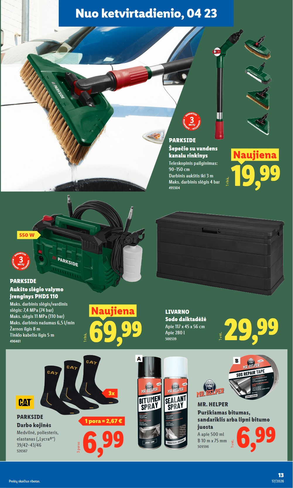 Lidl akcijų leidinys ne maisto nuo pirmadienio - balandžio 20 – page 13