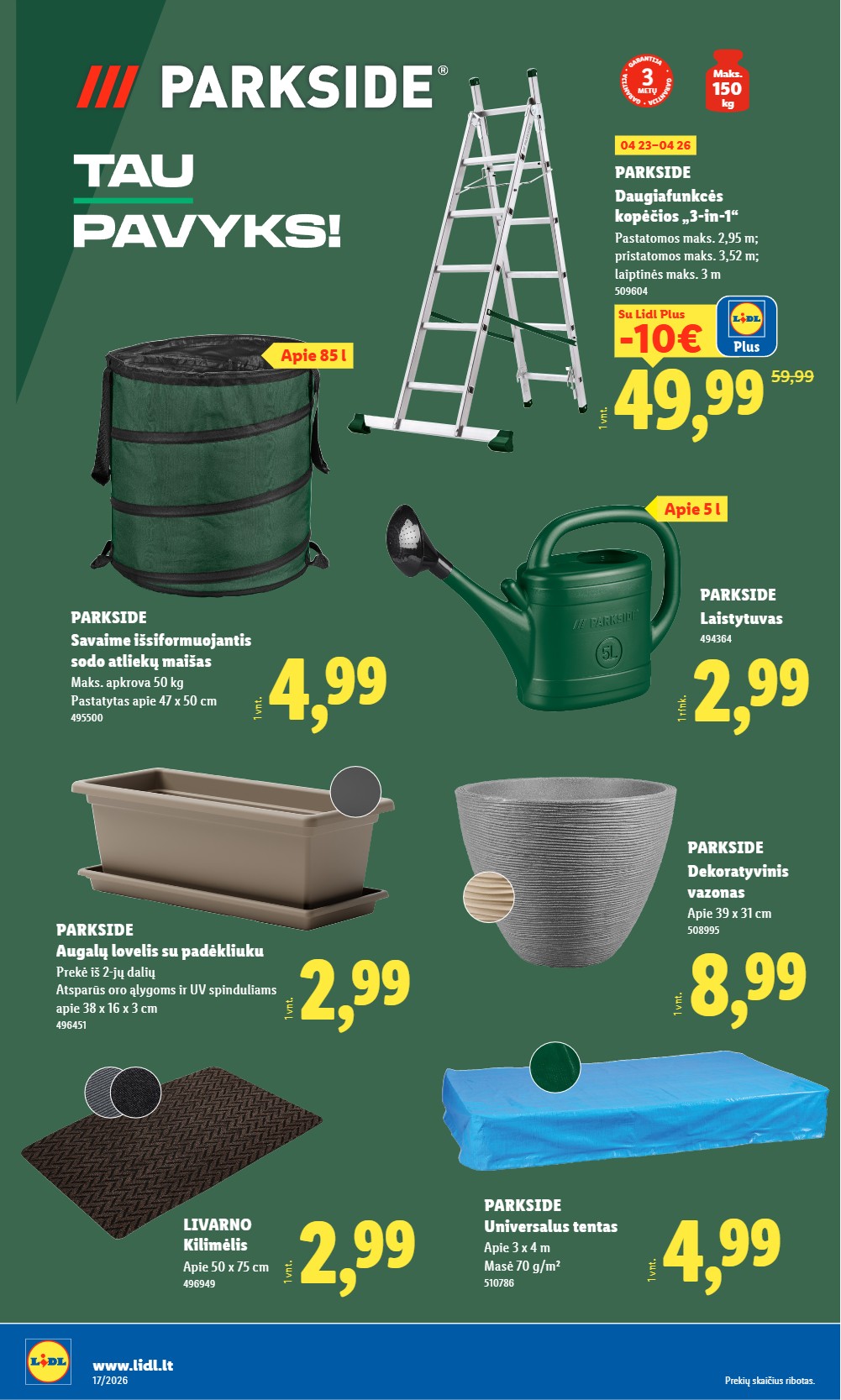 Lidl akcijų leidinys ne maisto nuo pirmadienio - balandžio 20 – page 14