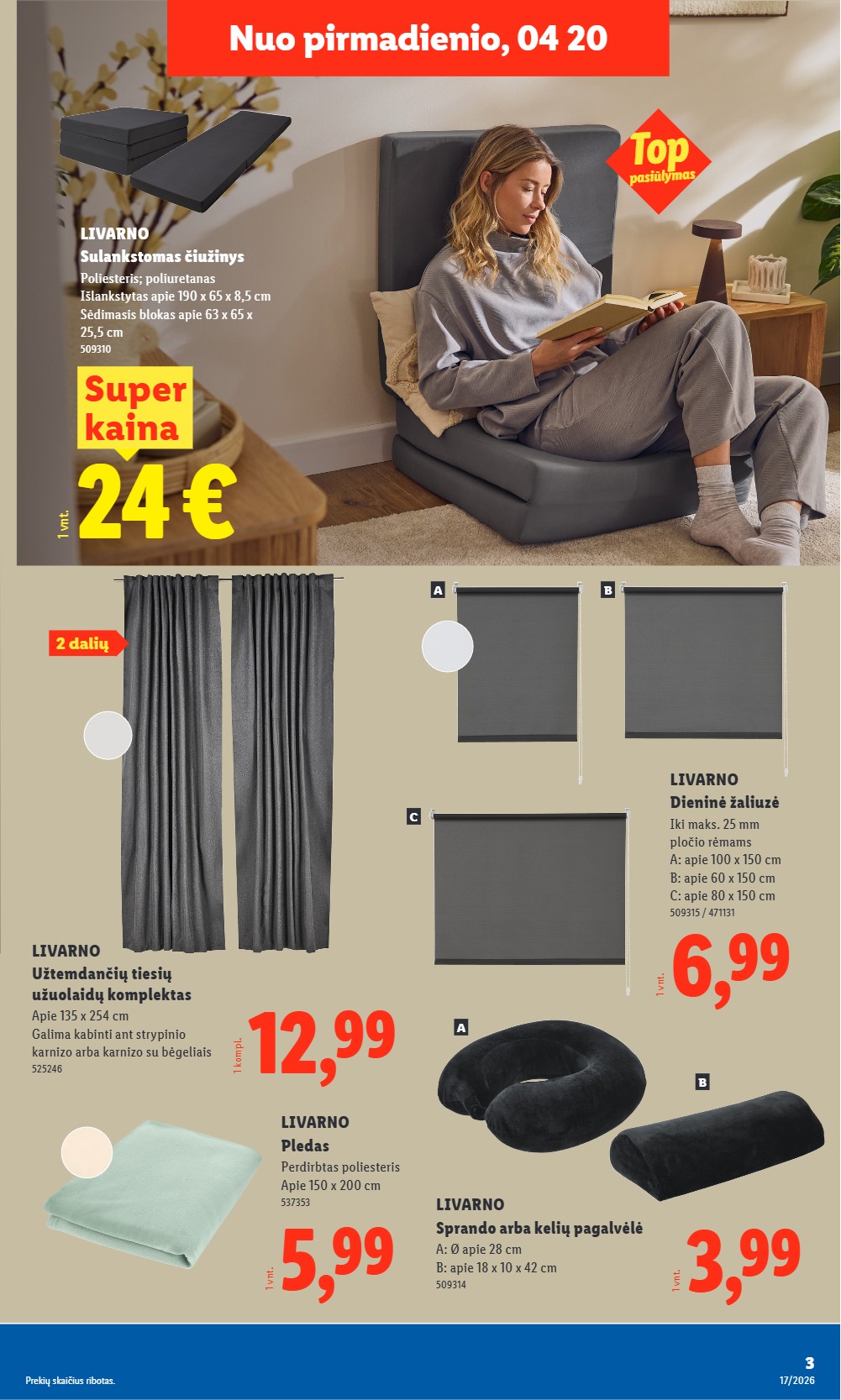 Lidl akcijų leidinys ne maisto nuo pirmadienio - balandžio 20 – page 3