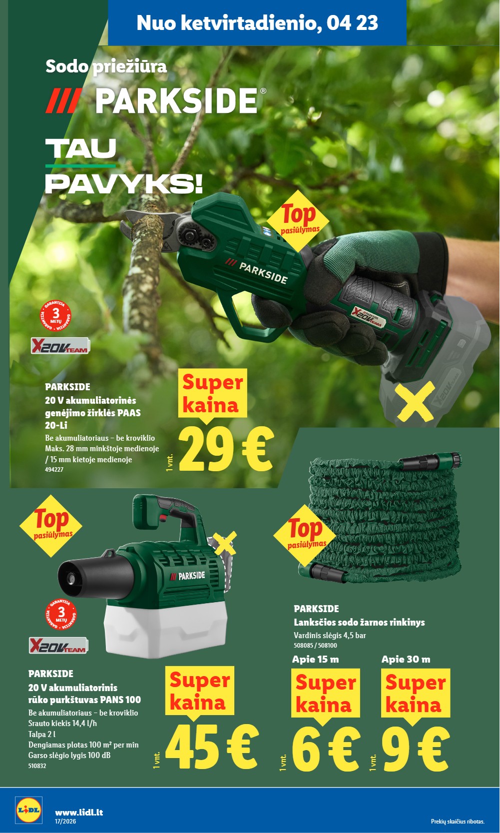 Lidl akcijų leidinys ne maisto nuo pirmadienio - balandžio 20 – page 10