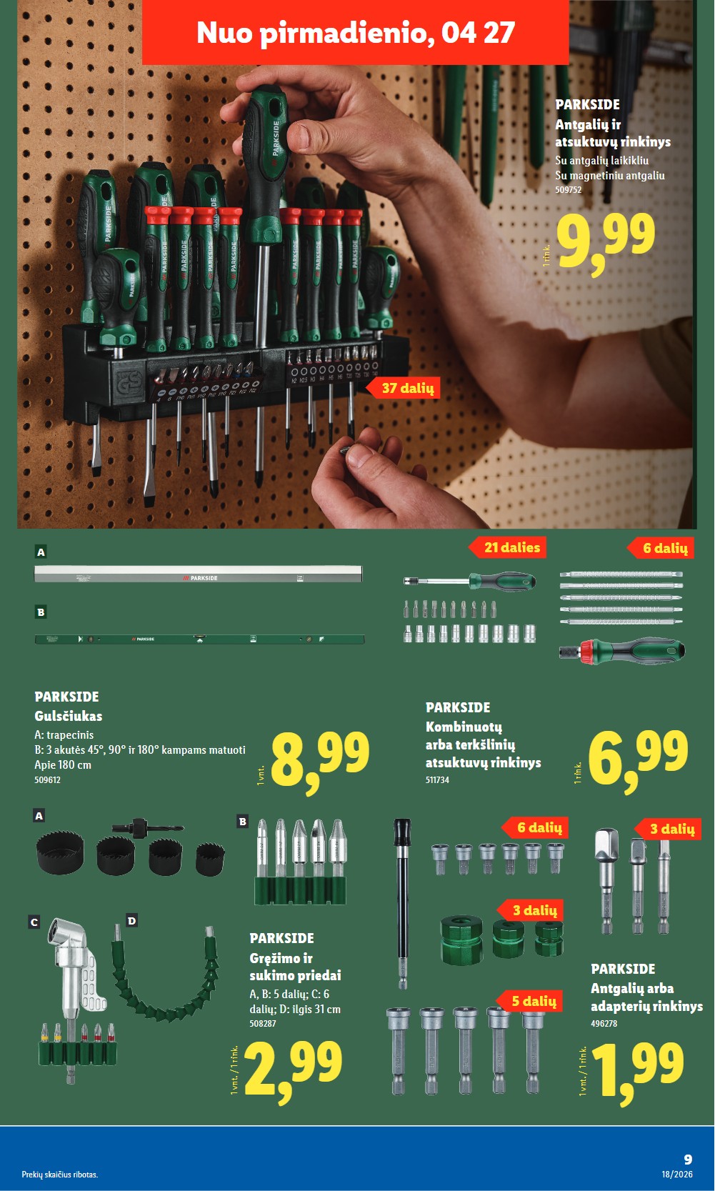 Lidl akcijų leidinys ne maisto - balandžio 27 – page 9