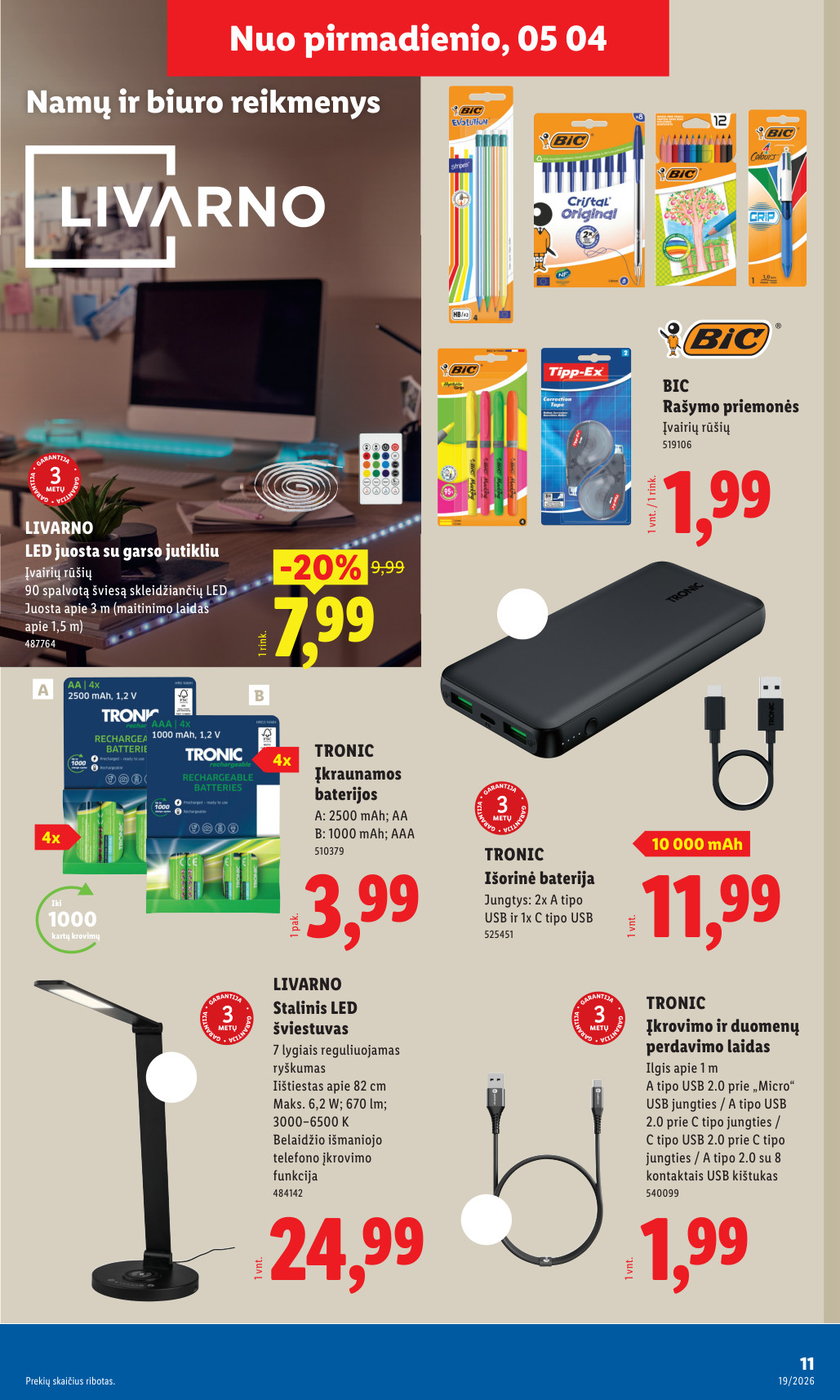 Lidl akcijų leidinys ne maisto - gegužės 4 – page 11