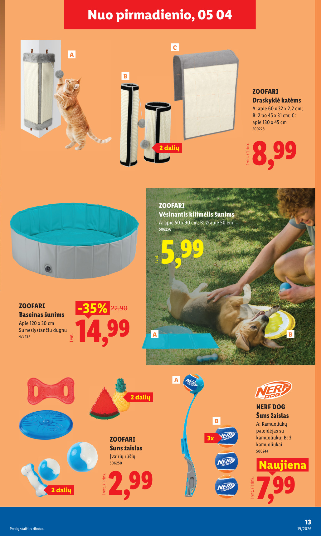 Lidl akcijų leidinys ne maisto - gegužės 4 – page 13