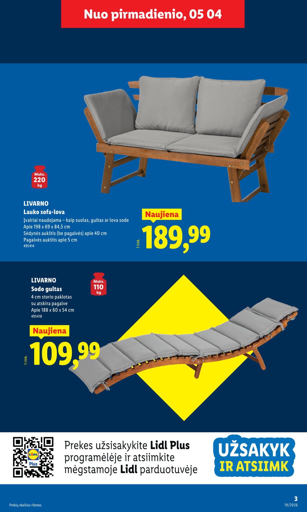 Lidl akcijų leidinys ne maisto - gegužės 4 – page 3
