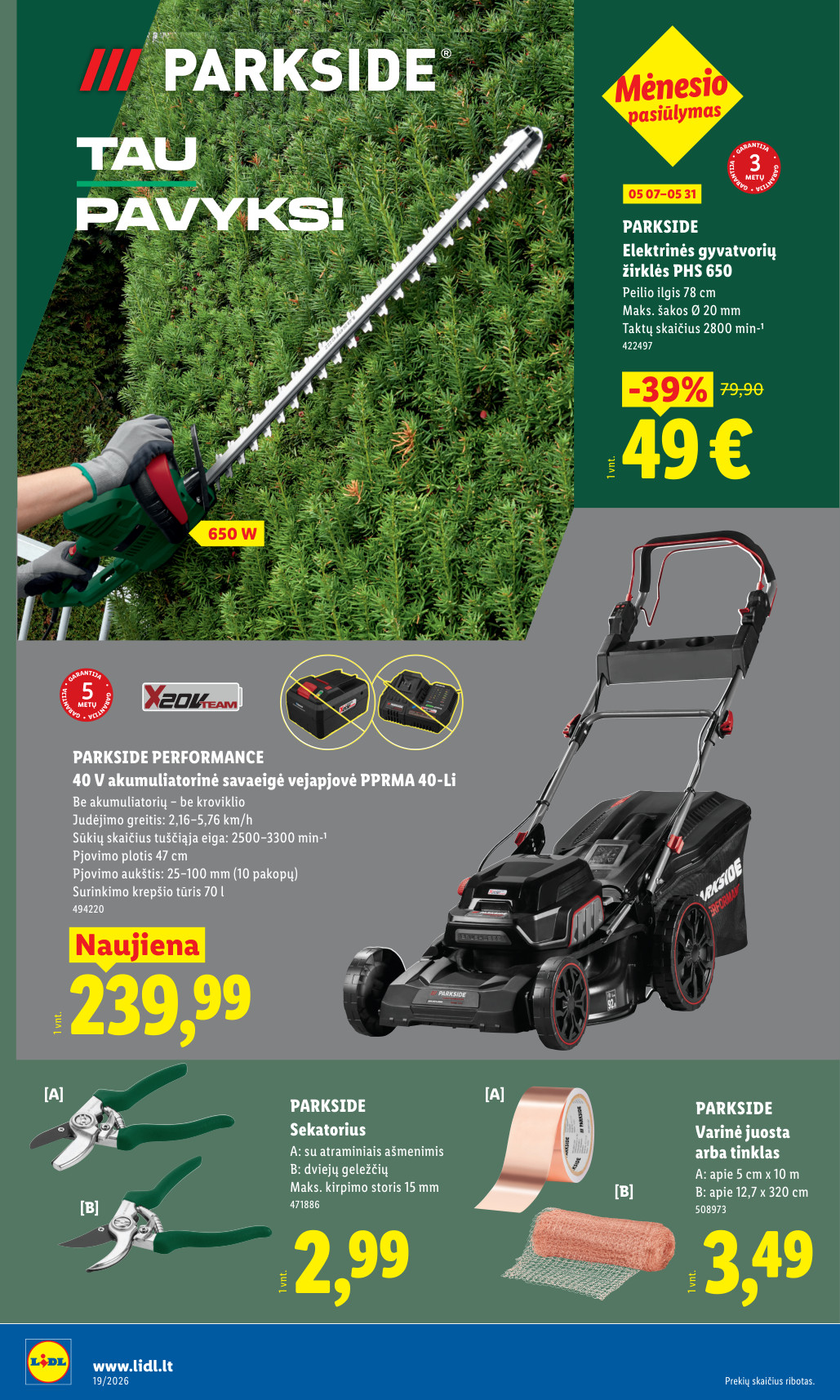 Lidl akcijų leidinys ne maisto - gegužės 4 – page 22