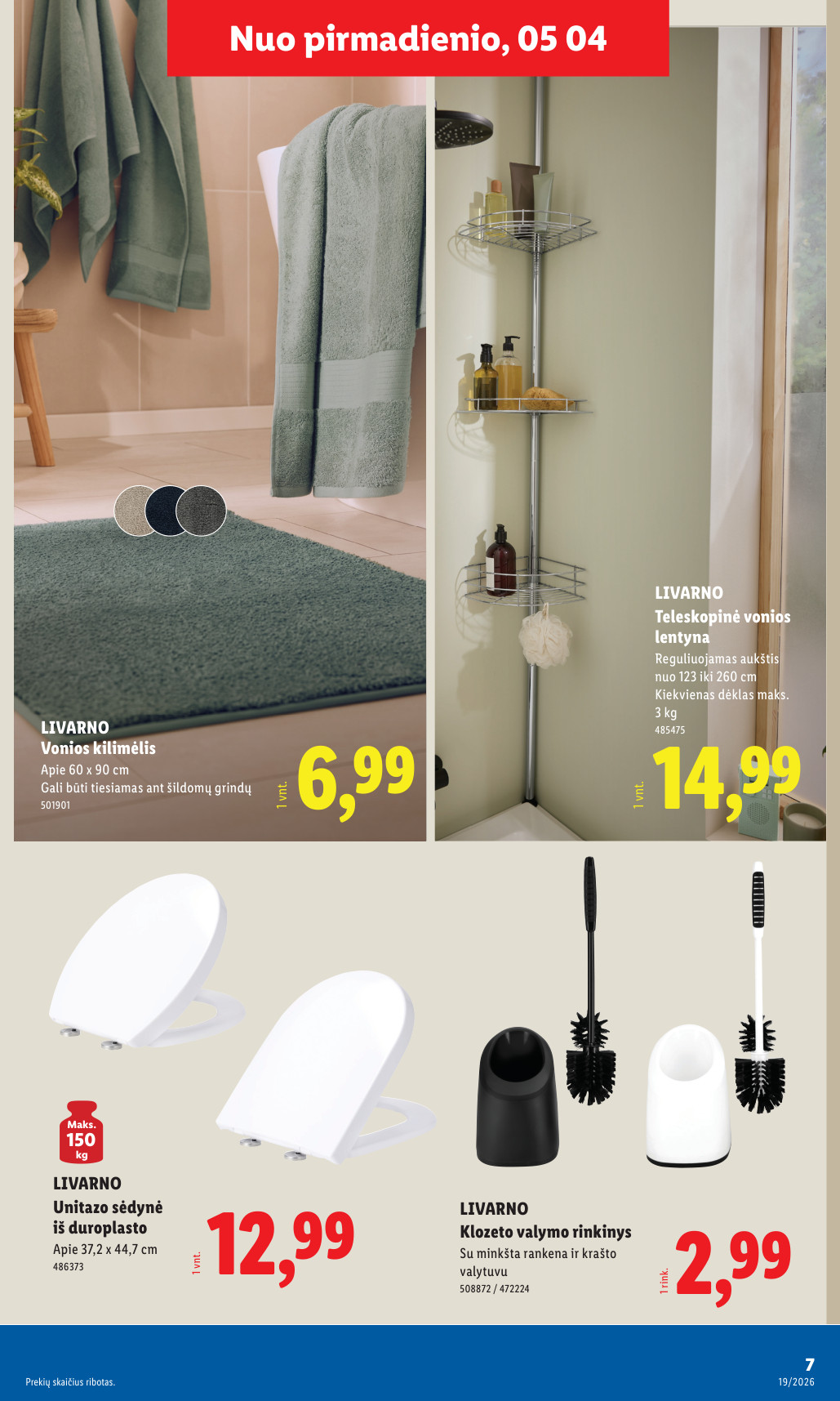 Lidl akcijų leidinys ne maisto - gegužės 4 – page 7