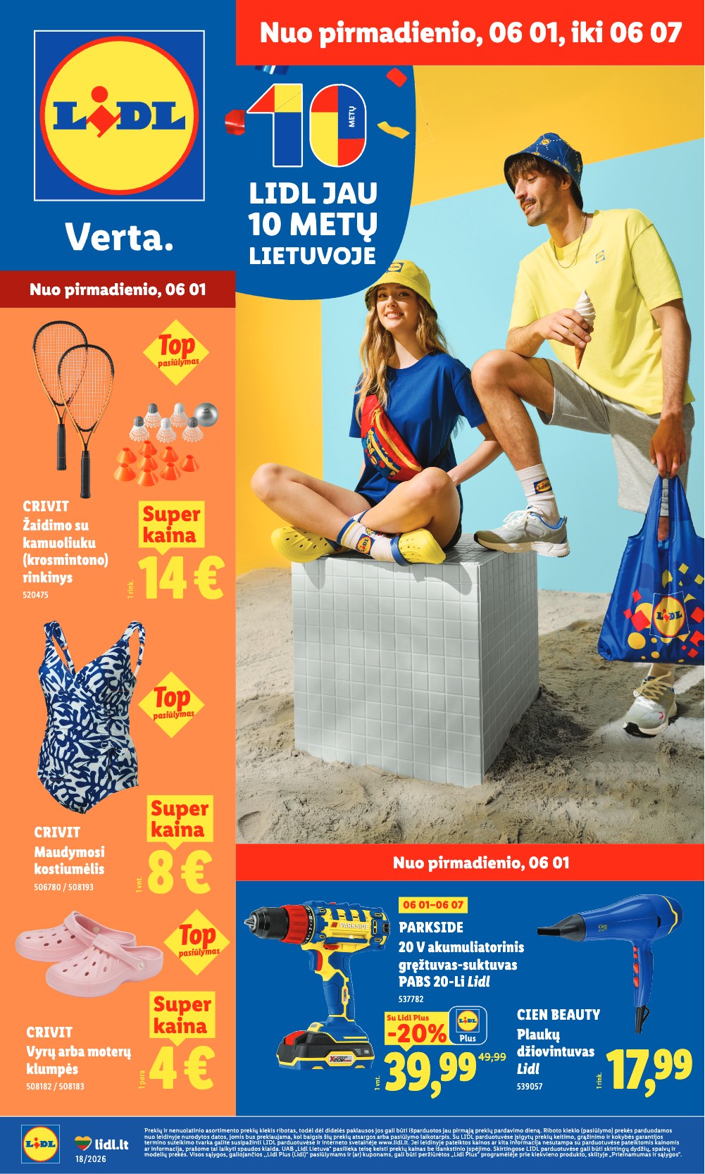 Lidl akcijų leidinys ne maisto - Birželio 1 – page 1