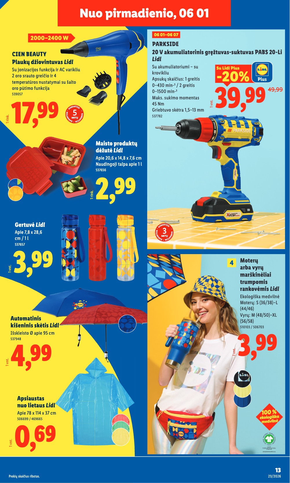 Lidl akcijų leidinys ne maisto - Birželio 1 – page 13