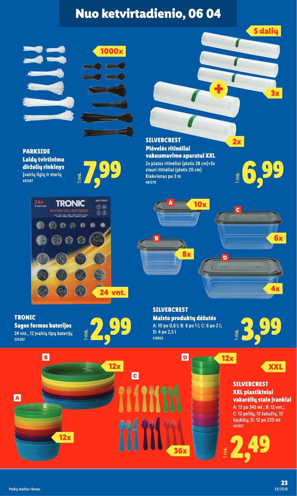 Lidl akcijų leidinys ne maisto - Birželio 1 – page 23