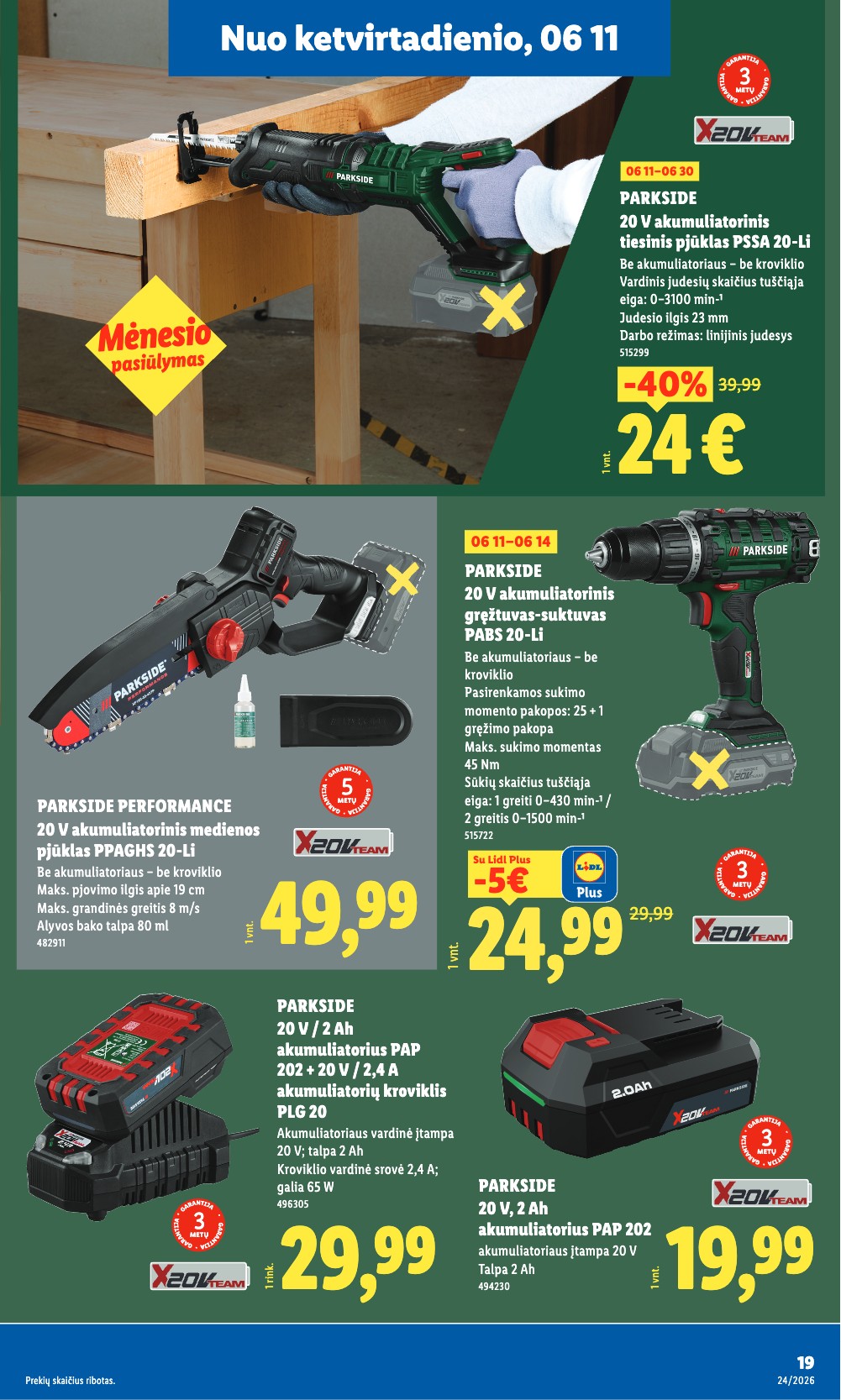 Lidl akcijų leidinys ne maisto - Birželio 8 – page 19
