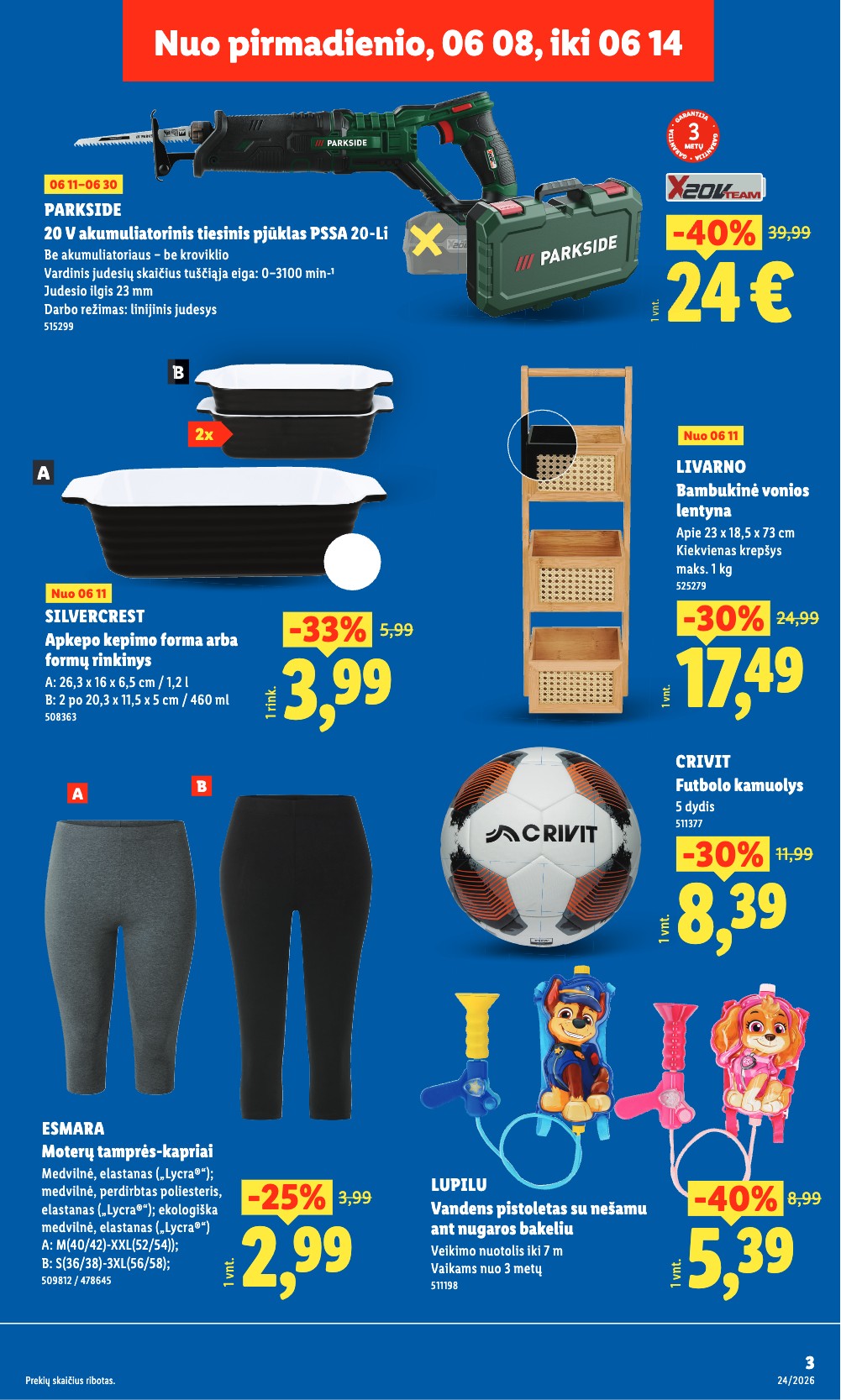Lidl akcijų leidinys ne maisto - Birželio 8 – page 3