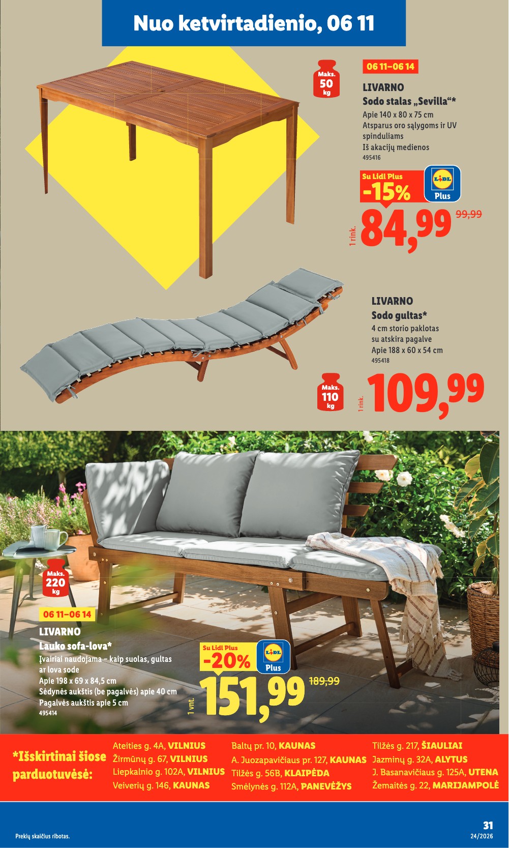 Lidl akcijų leidinys ne maisto - Birželio 8 – page 31