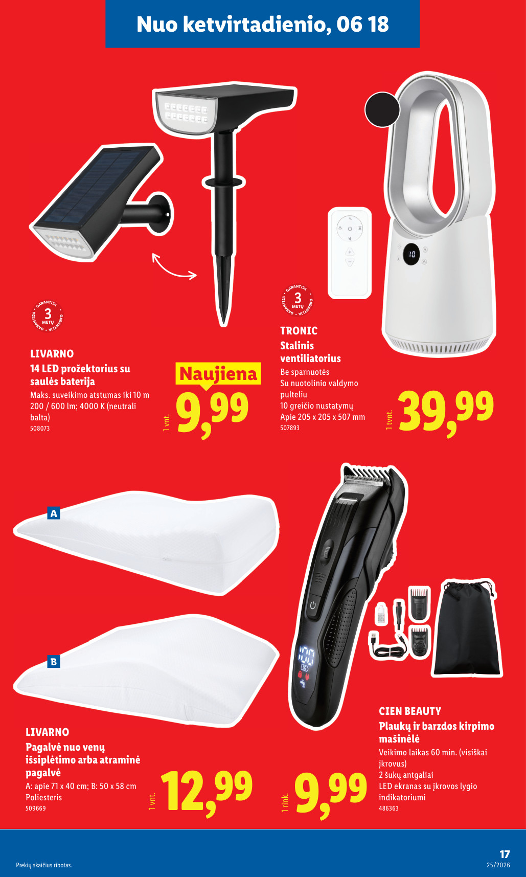 Lidl akcijų leidinys ne maisto - Birželio 15 – page 17