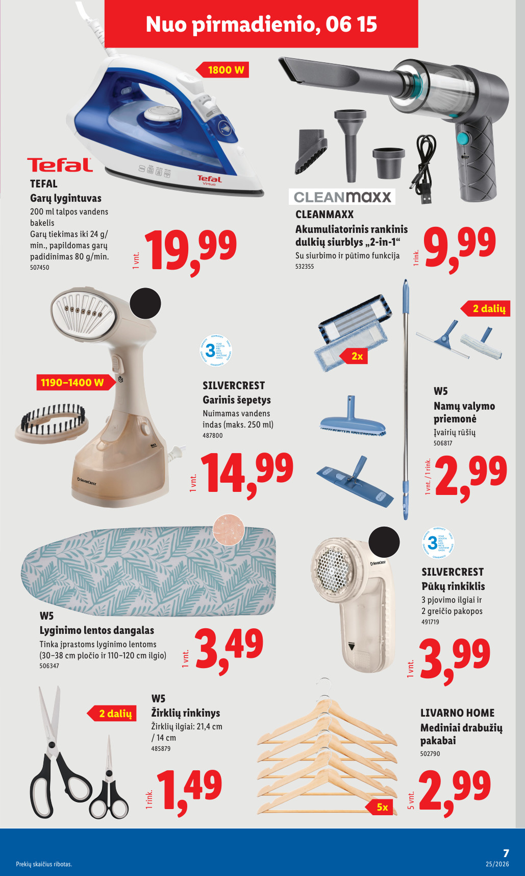 Lidl akcijų leidinys ne maisto - Birželio 15 – page 7