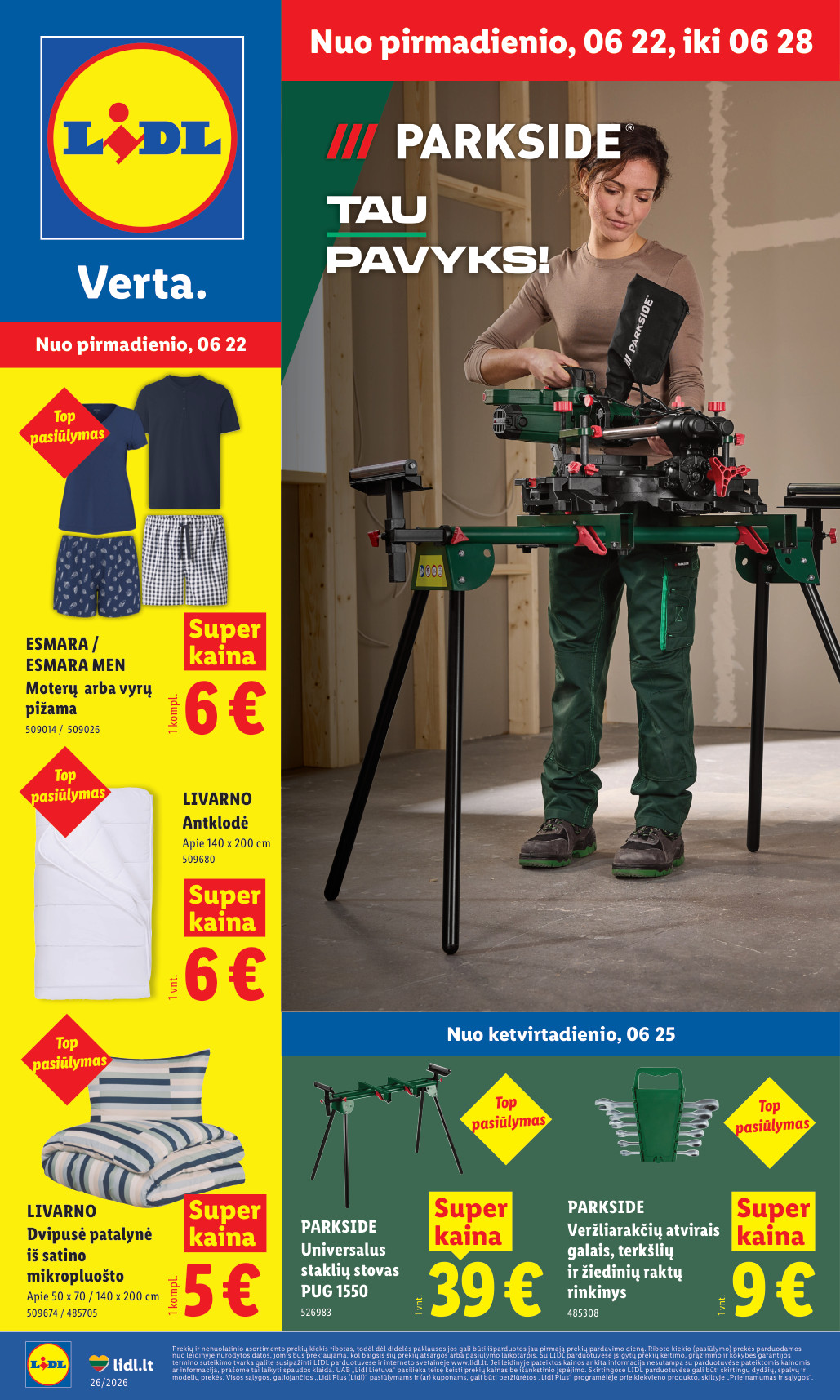 Lidl akcijų leidinys ne maisto - Birželio 22 – page 1