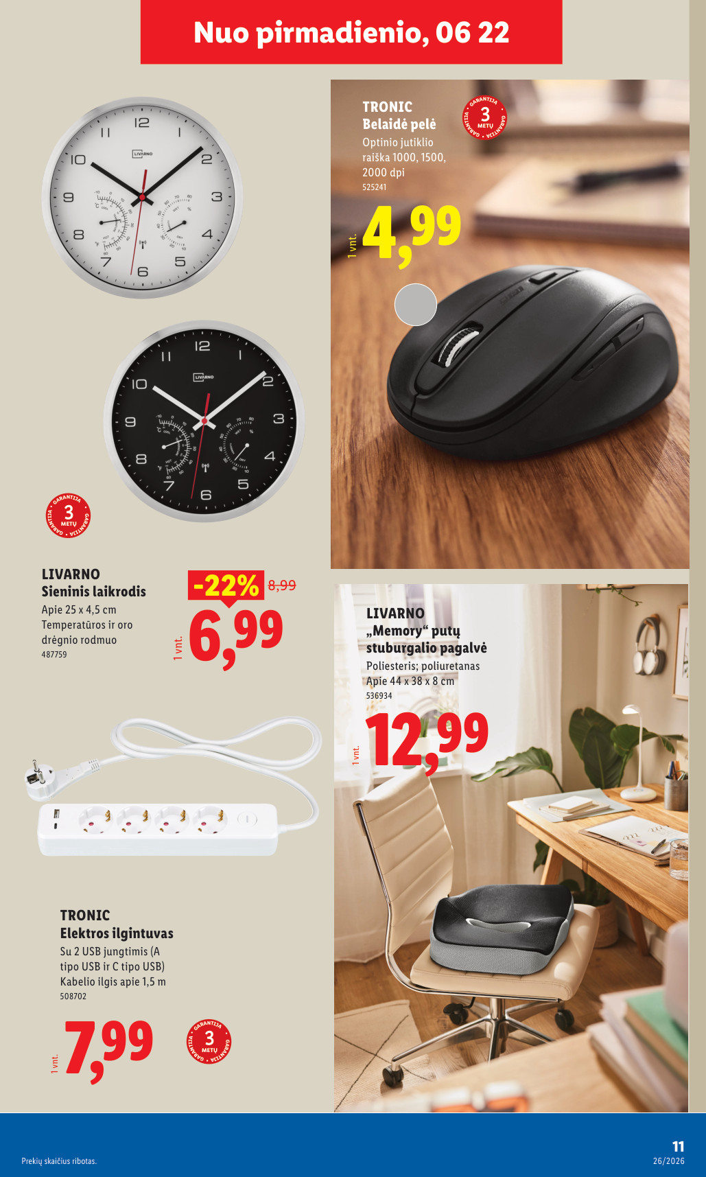 Lidl akcijų leidinys ne maisto - Birželio 22 – page 11