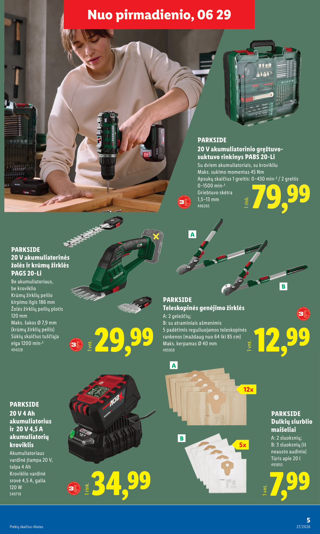 Lidl akcijų leidinys ne maisto - Birželio 29 – page 5