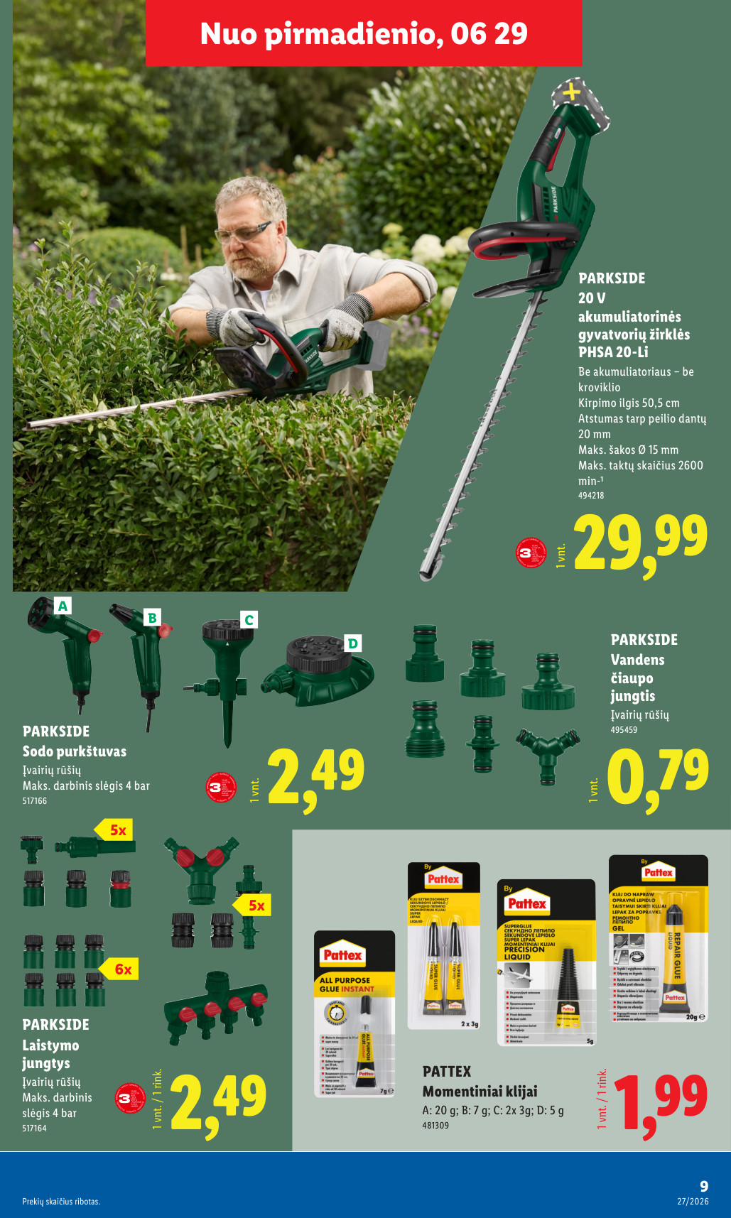 Lidl akcijų leidinys ne maisto - Birželio 29 – page 9