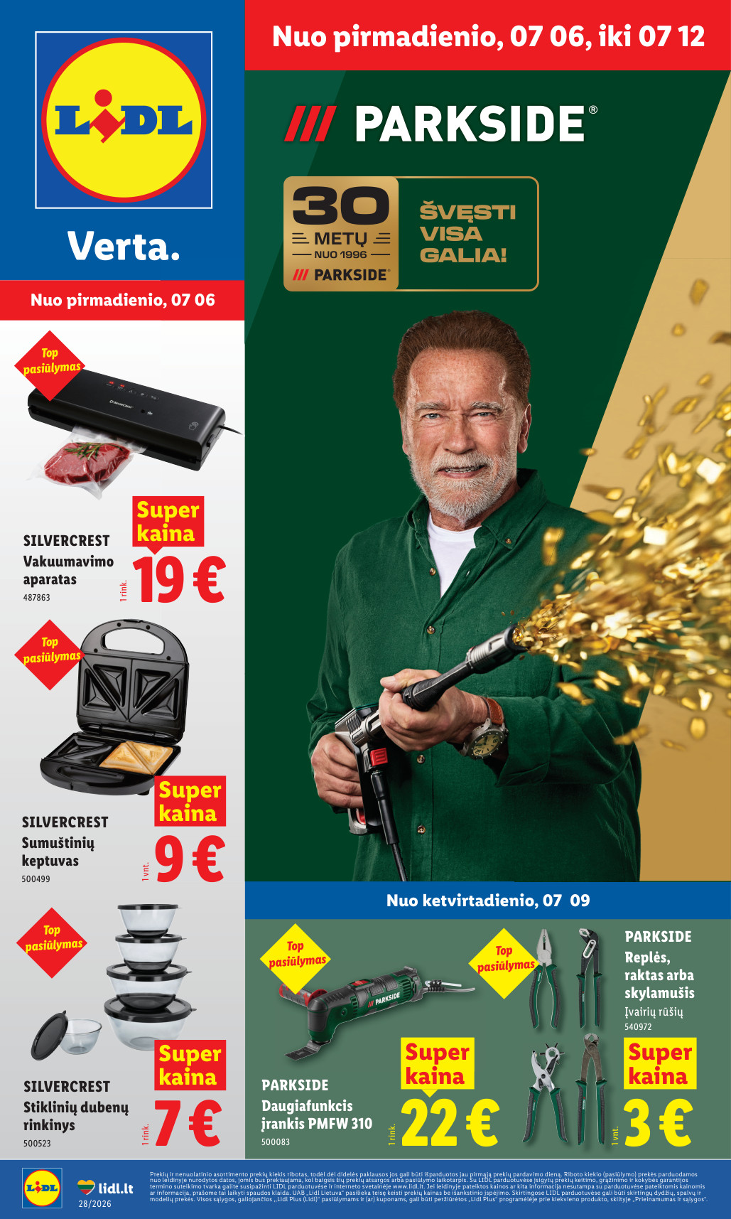 Lidl akcijų leidinys ne maisto - Liepos 6 – page 1
