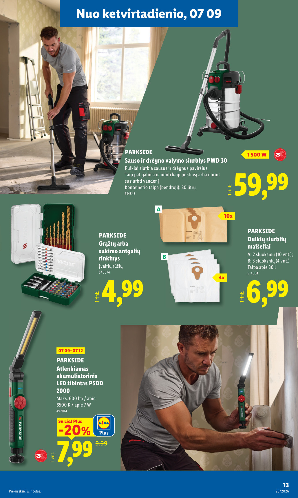 Lidl akcijų leidinys ne maisto - Liepos 6 – page 13