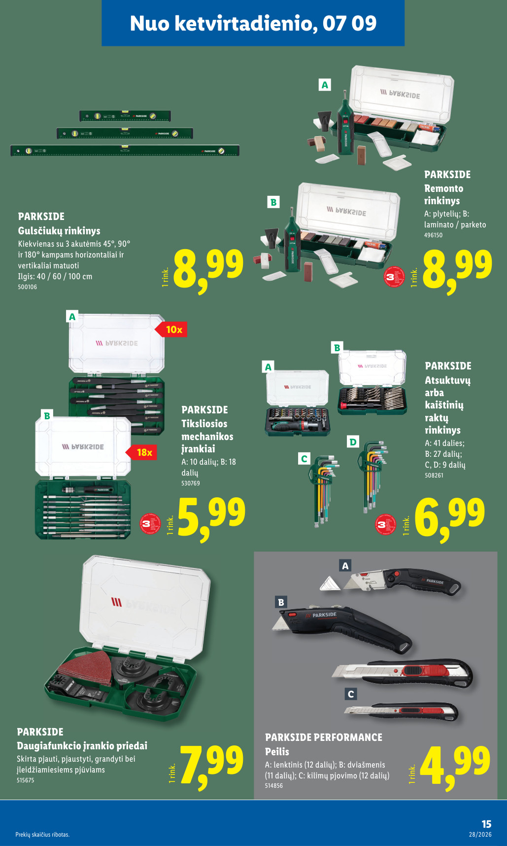 Lidl akcijų leidinys ne maisto - Liepos 6 – page 15