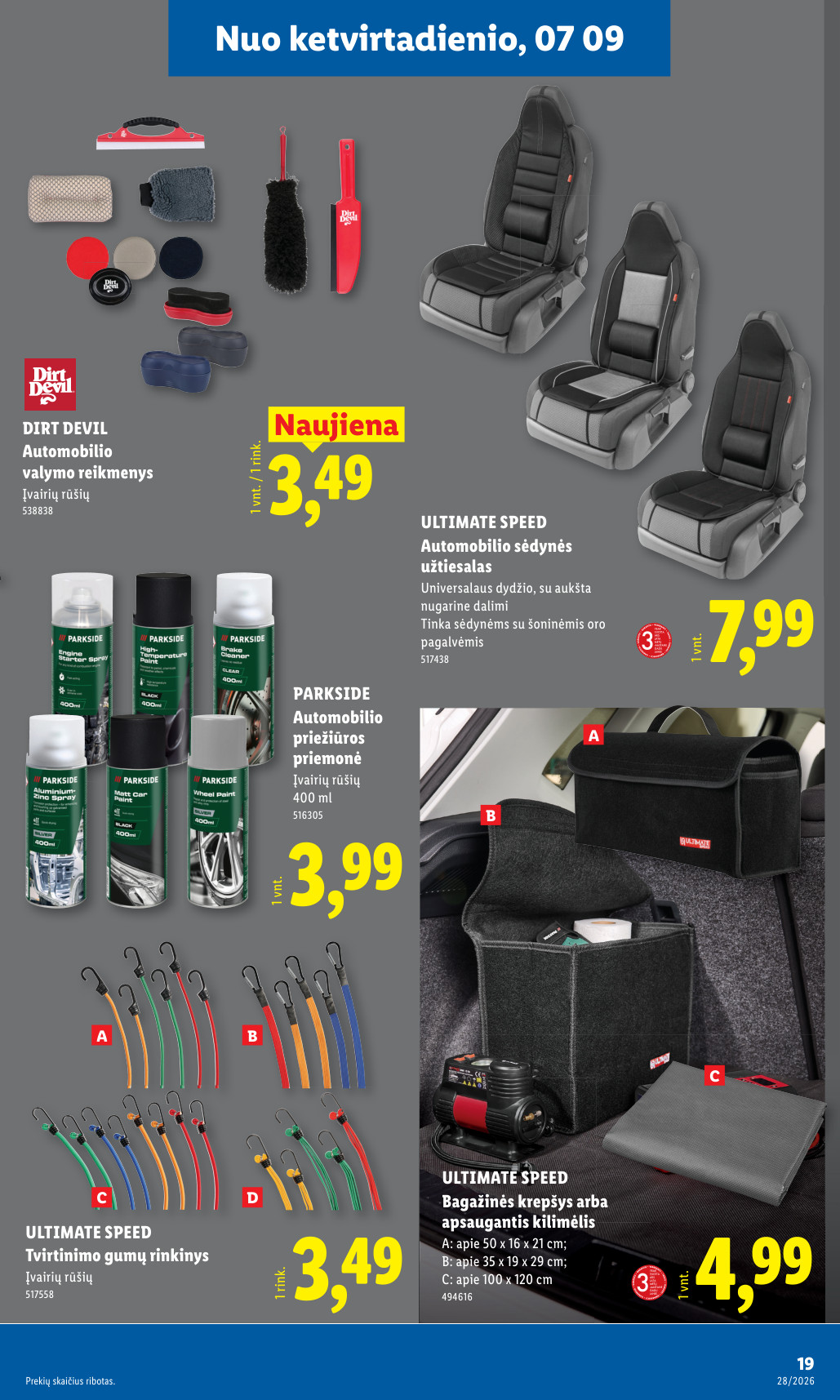 Lidl akcijų leidinys ne maisto - Liepos 6 – page 19
