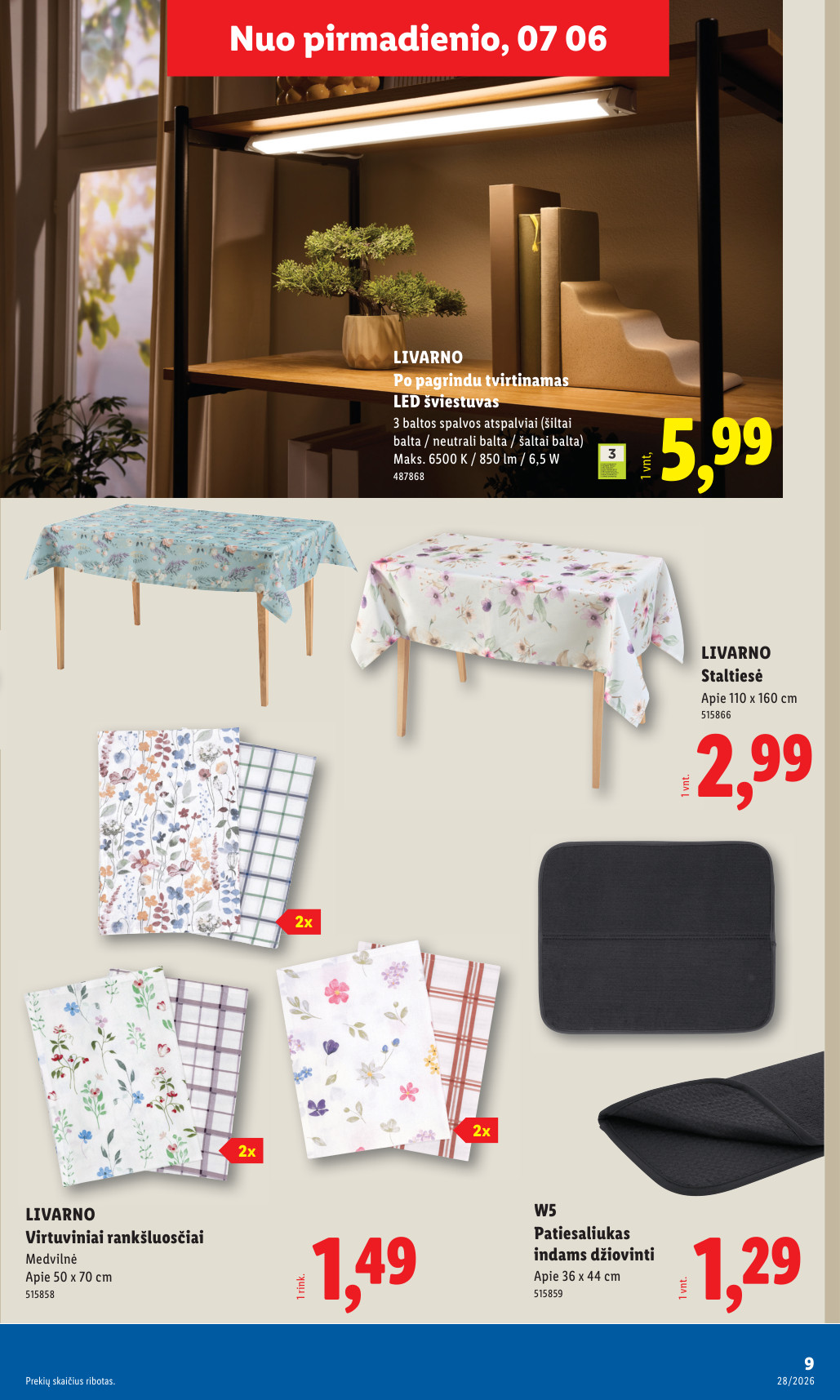 Lidl akcijų leidinys ne maisto - Liepos 6 – page 9