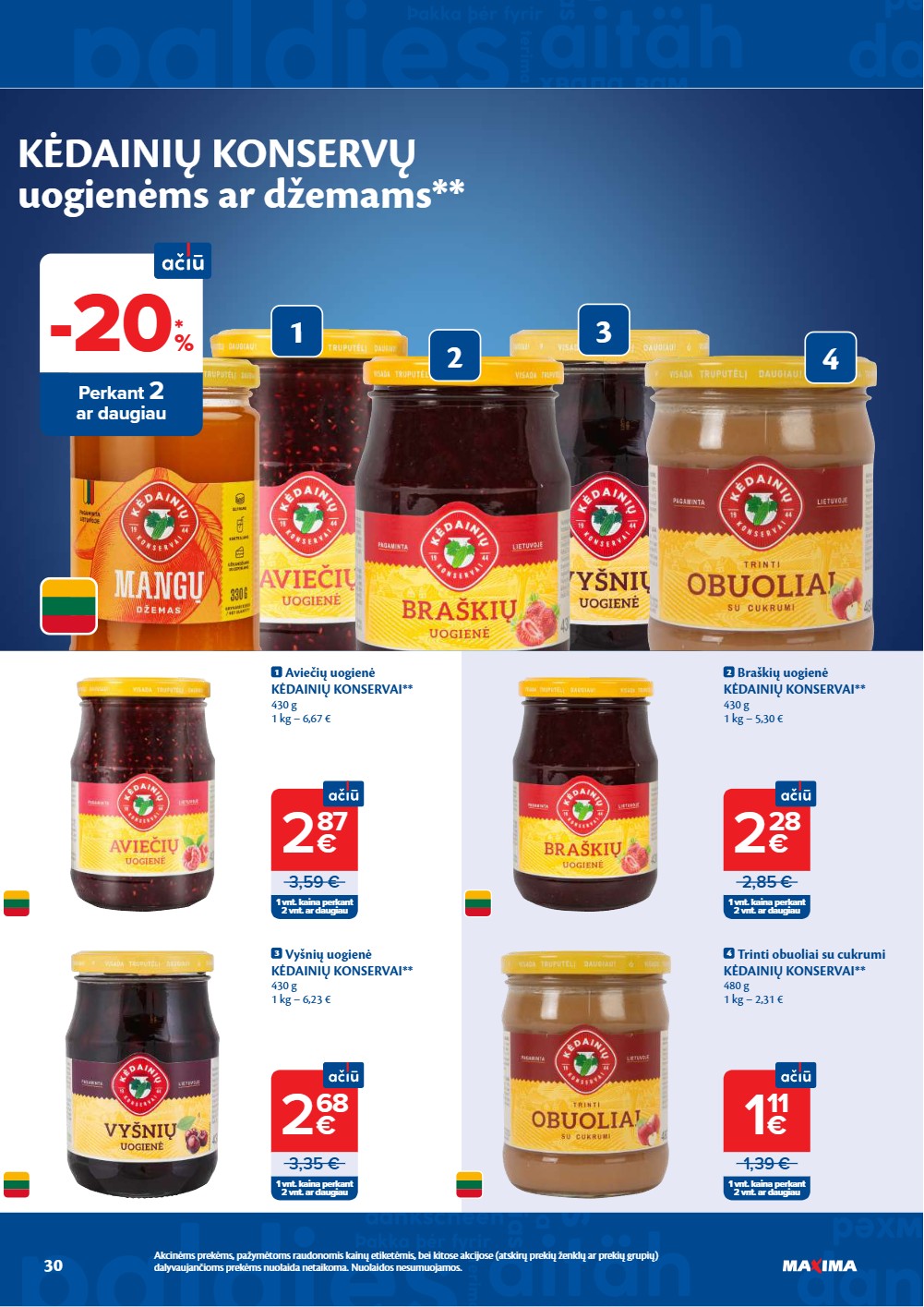 Maxima akcijų leidinys - balandžio 21 – page 30