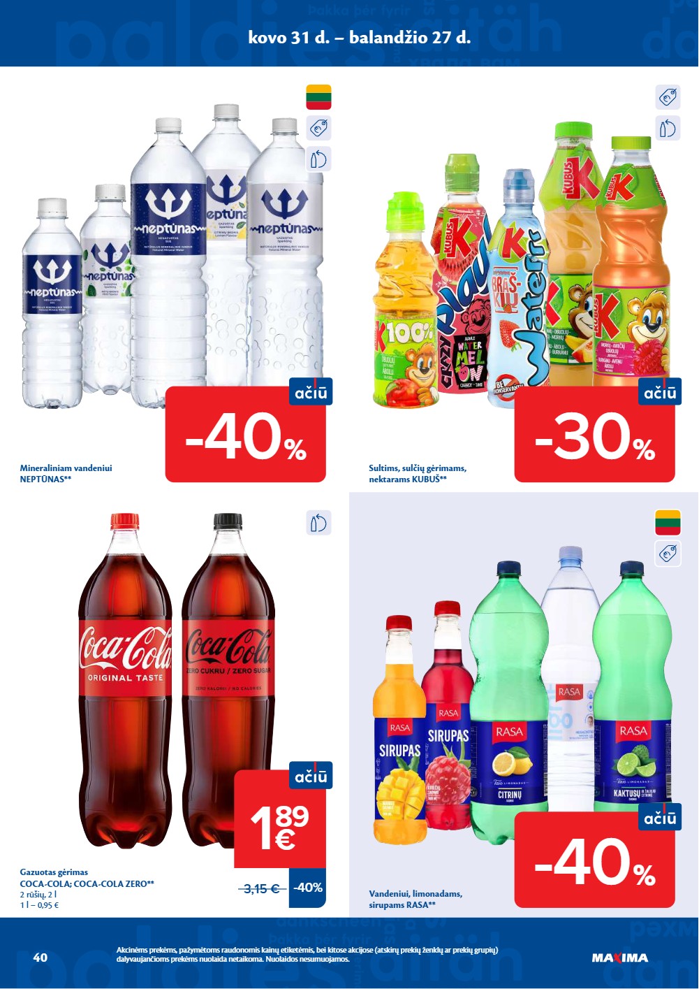 Maxima akcijų leidinys - balandžio 21 – page 40