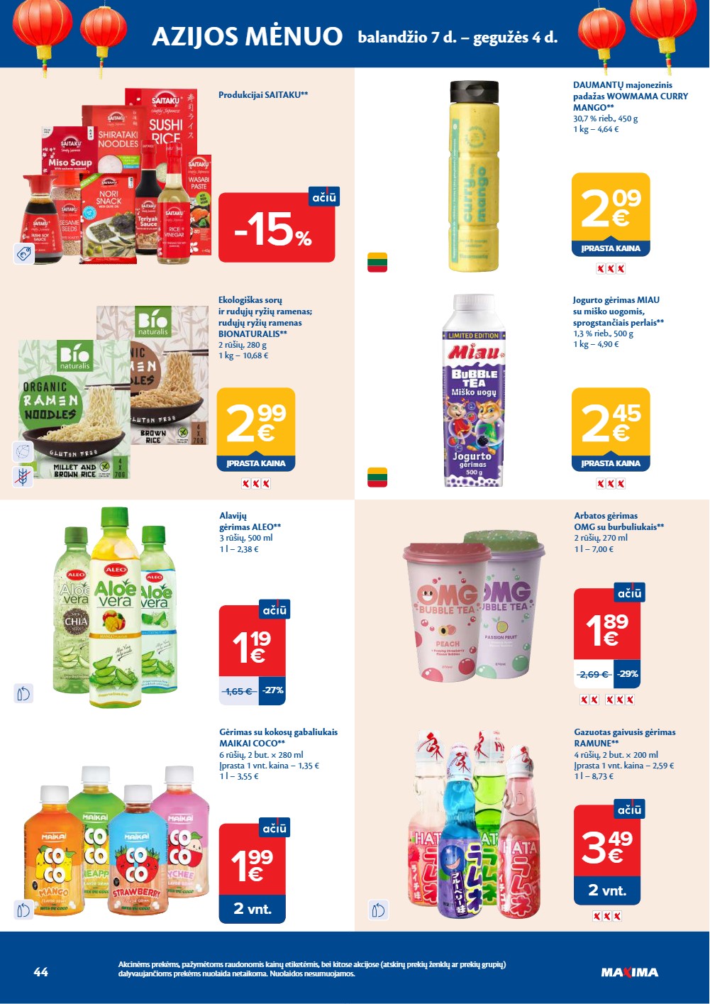 Maxima akcijų leidinys - balandžio 21 – page 44