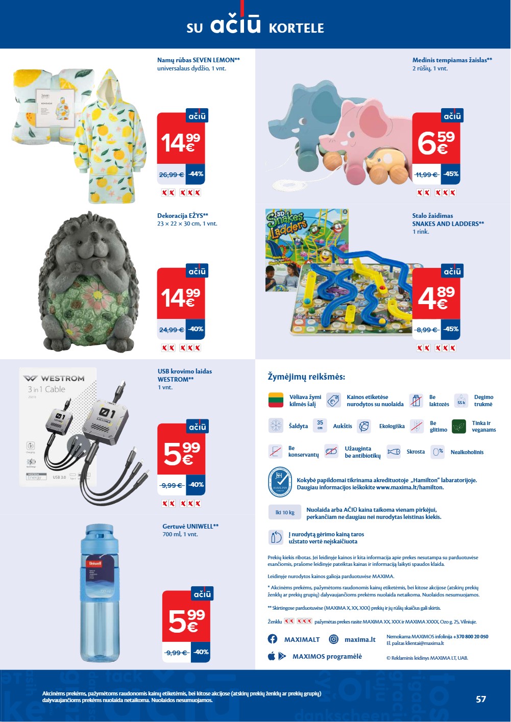 Maxima akcijų leidinys - balandžio 21 – page 57
