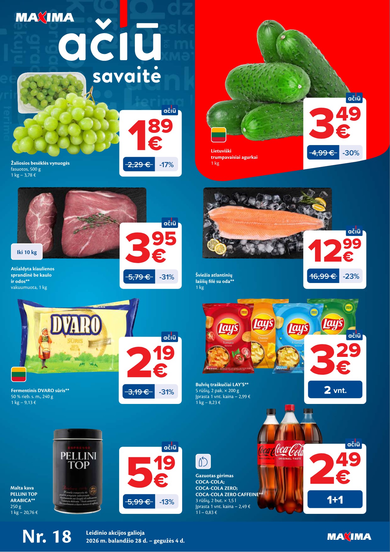 Maxima akcijų leidinys - balandžio 27 – page 1