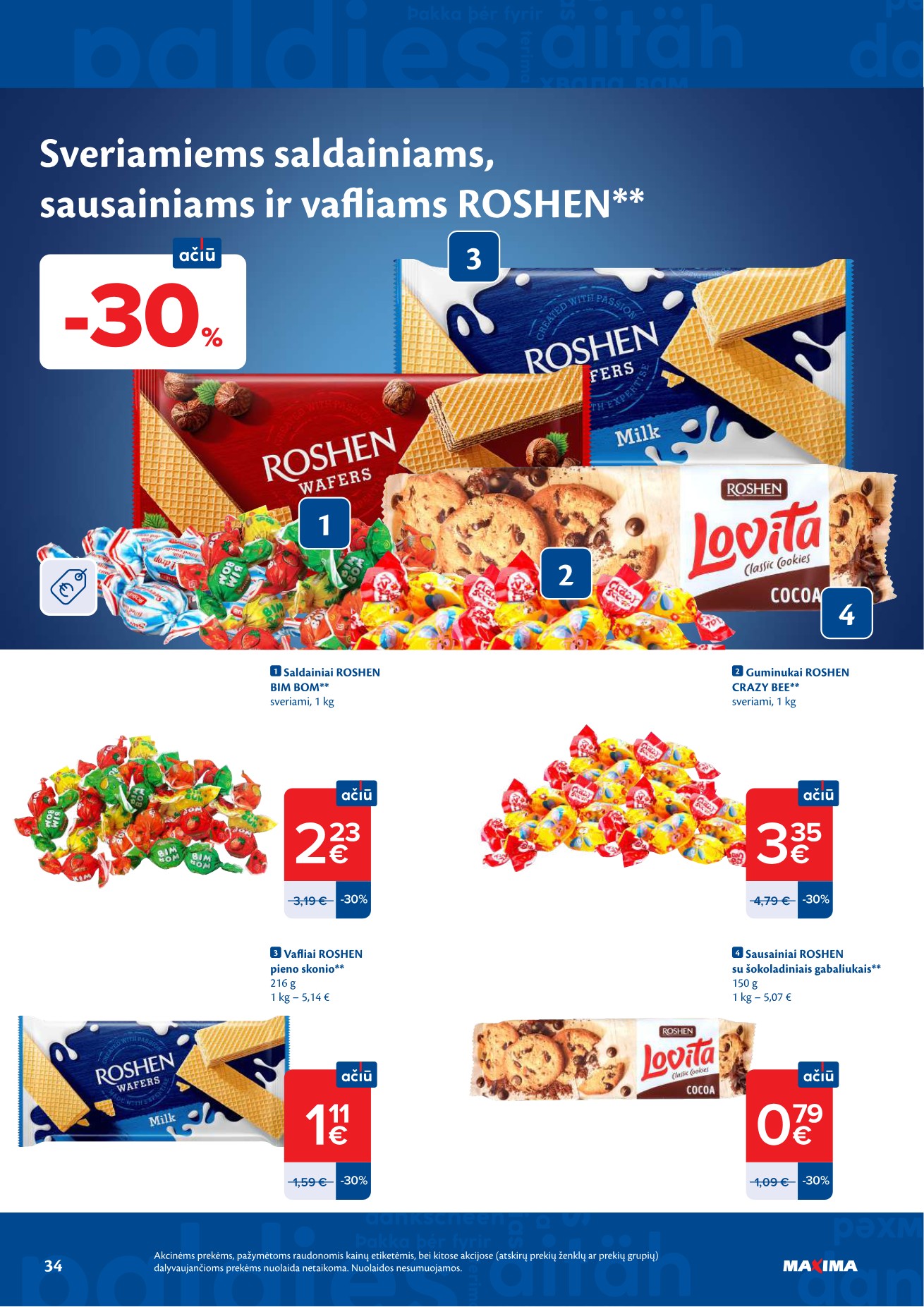 Maxima akcijų leidinys - balandžio 27 – page 34